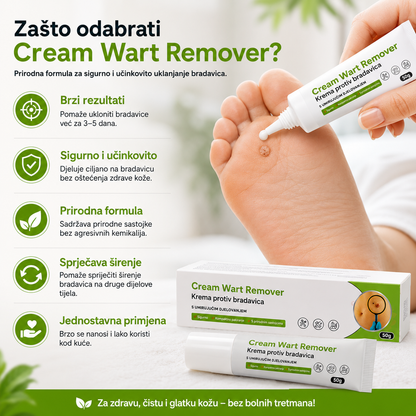Cream Wart Remover (1+1) - Prirodno rješenje za brzo i učinkovito uklanjanje bradavica