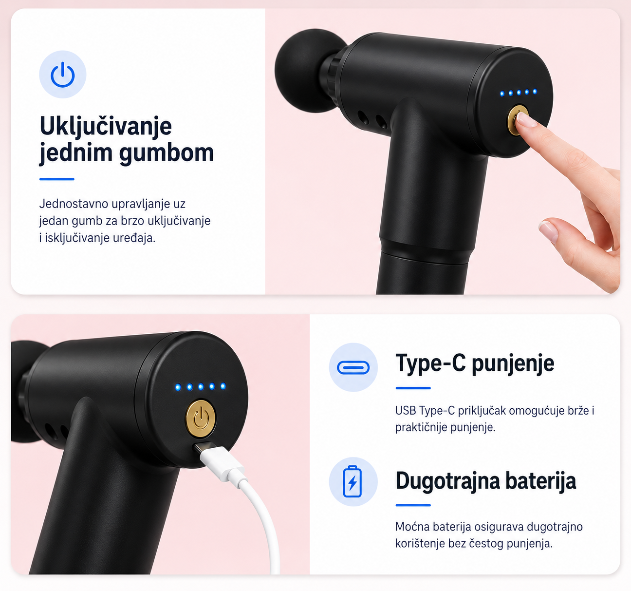Facial Gun™ – Prijenosni masažer za duboku relaksaciju