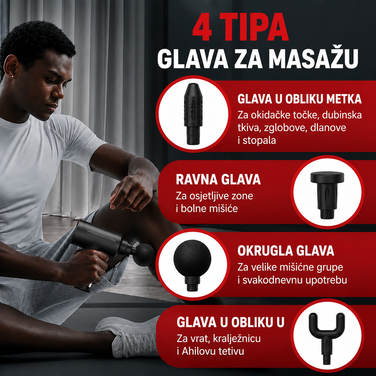 Facial Gun™ – Prijenosni masažer za duboku relaksaciju